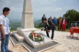 Кметът Калин Каменов почете паметта на загиналите Ботеви четници в битката на Милин камък